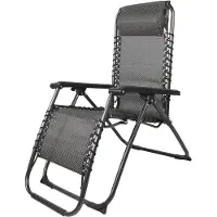 Mojawo Comfort Relaxsessel Relaxstuhl klappbar & verstellbar für Garten Camping Balkon & Terrasse