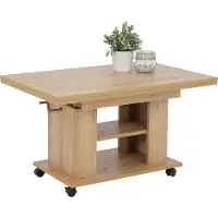 Die Möbelfundgrube Couchtisch Artisan Eiche 90 x 60 cm ausziehbar - JAKOB