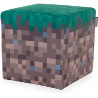 Phoenix MINECRAFT - Sitzhocker, Pouf, Ottomane, Fußablage