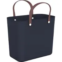 Rotho Nachhaltige Multibag ALBULA 25L Ocean-Bound Plastic Tragetasche Einkaufskorb 9082899 Dunkelblau