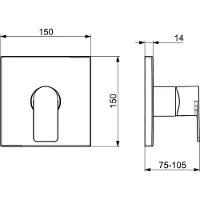 Hansa 87859073 EHM FM-Set f. Brausebatt. HANSASTELA