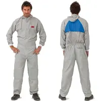 3M Mehrweg-Schutzanzug 50425L, Mehrweg-Schutzanzug, grau+blau, Gr. L