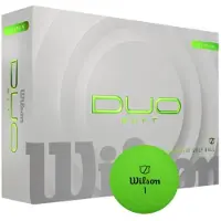 Wilson - DUO Soft Golf Ball - Green - 12 Balls