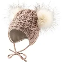 Sterntaler Strickmütze 2 Pompons sand 4702140_913