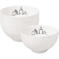 Villeroy & Boch Multipack Statement Lines Bol XMAS - 4 Stück
