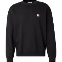 Calvin Klein Jeans Schwarzes Baumwoll-Herren Sweatshirt