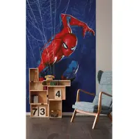 Komar Kindertapete "Marvel Spider-Man Spider Web" bedruckt glatt