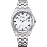 Citizen Uhr EO1210-83A ECO-Drive Damen Uhr Edelstahl/Weiß 33,5mm