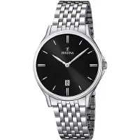 Festina Herrenuhr F16744/4 Silber Schwarz