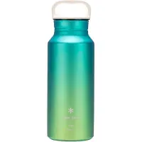 Snow Peak - Titanium Aurora Bottle 600 - Trinkflasche Gr 600 ml grün/türkis