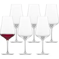 Zwiesel Glas Schott 6 Stück Bordeaux Rotweinglas Fine tritan· kristall, Hergestellt in EU· spülmaschinenfest· tritan protect· Rotweinglas, Weinglas 113767