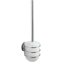 Wenko Turbo-Loc WC Edelstahl Garnitur