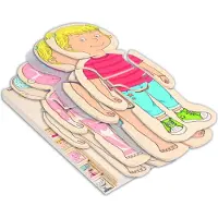 Beleduc 5 In 1 Weibliches Anatomie-puzzle 29 Stücke