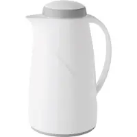 Helios Isolierkanne Wave 1 L Weiss, spülmaschinengeeignet