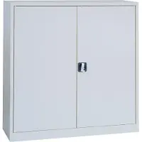 Gürkan Stahlschrank 100011 lichtgrau 80,0 x 38,0 x 100,0 cm