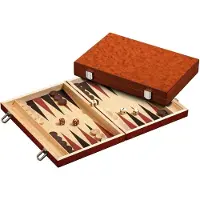 Philos Backgammon Pserimos mittelgroß – Strategiespiel ab 6 Jahren, 2 Spieler
