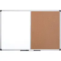 BI-Office Kombitafel MAYA, kombinierte Pinn-und Whiteboardtafel, Kork oder Filz, div. Grössen