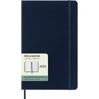 Moleskine 12M Weekly Notebook Hardcover 2025 Large Sapphire Blue