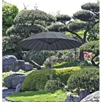 Garden Pleasure Sonnenschirm mit 24 Streben, anthrazit