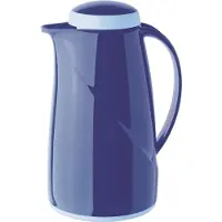 Helios Isolierkanne Wave 1 L D.Blau, spülmaschinengeeignet