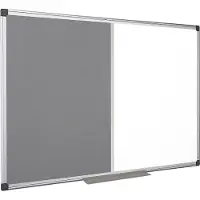 BI-Office Kombitafel MAYA, kombinierte Pinn-und Whiteboardtafel, Kork oder Filz, div. Grössen