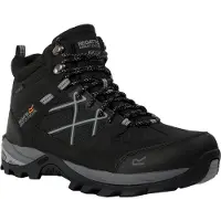 Regatta - Herren Wanderstiefel "Samaris III" RG9713 (46 EU) (Schwarz/Graphit-Schwarz)
