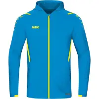 Jako Challenge Kapuzenjacke Herren - Blau / Neongelb