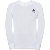 Odlo Unterhemd Active Warm Eco Crew Neck L/S White Kinder-Größe 92
