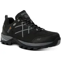 Regatta - Herren Wanderschuhe "Samaris III" RG9773 (47 EU) (Schwarz/Granitgrau)