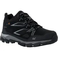 Regatta - Herren Wanderstiefel "Holcombe 3" RG11276 (46 EU) (Schwarz/Granitgrau)