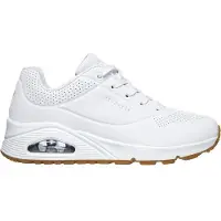 SKECHERS 73690 Uno Stand On Air - Damen Schuhe Sneaker - W-Weiß, Größe:38 EU