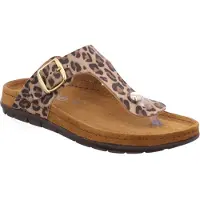 Rohde Zehentrenner "EASYS N44" Sommerschuh, Strandschuh mit Leo-Muster