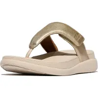 FitFlop F-Mode Go Adjustable Flatform Sandals Teenslippers - Goudkleur - Maat 37