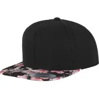 Flexfit - "Classic Pro-Style" Snapback Mütze (Schwarz/Rot)