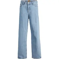 Jack & Jones Junior Relax-fit-Jeans "JJIALEX mit Baggy Fit und hoher Taille" Abriebeffekte, modisch, relaxed fit, Denim