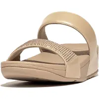FitFlop Lulu Crystal Embellished Badesandalen Golden EU 38 Frau Golden EU 38