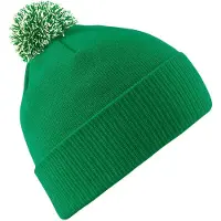 Beechfield - Mütze für Herren/Damen Unisex (Irisches Grün/Weiß)