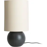 Leitmotiv Tischlampe ALMA, Stofflampenschirm, Ø 16 cm