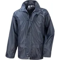 Result Herren Stormdri Regen-Überjacke / Regenjacke FK618 (XL) (Marineblau)