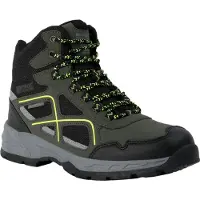 Regatta - Herren Wanderstiefel "Vendeavour" RG9196 (44 EU) (Dunkel-Khaki/Leuchtend Limone)