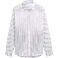 Tom Tailor Striped Slub Oxford Langarmhemd