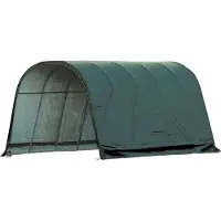 ShelterLogic , Weidezelt Run-In-Shed 24,4m², grün, 610 x 400 x 300 cm (L x B x H)