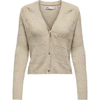 ONLY Strickjacke "ONLKATIA LS CABLE V-NECK CARDIGAN CC KNT"