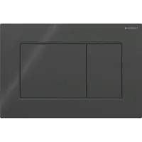 Geberit Sigma 01 Betätigungsplatte quadratisch glänzend schwarz für Sigma-Spülkästen 8cm