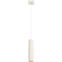 Sollux Pendelleuchte KARBON 1 beige 1xGU10 10W Aluminium 118x8x8cm