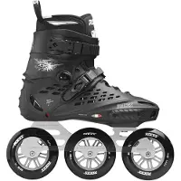 Roces Inline skate X35 TIF 3x110 Schwarz Silber Unisex-Schuhgröße 43