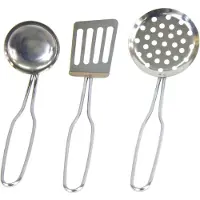 Bino kochgeschirr-Set Junior Aluminium rosa/weiß/silber 11-teilig