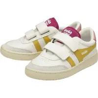 Gola Falcon Strap Sneaker Kids white/pollen/coral pink (WY) 33K