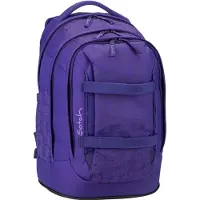 Satch Schulrucksack mit Laptopfach Pack Bright Faces violett