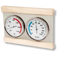 Karibu Klimamessstation, , geeignet für: Saunen - beige